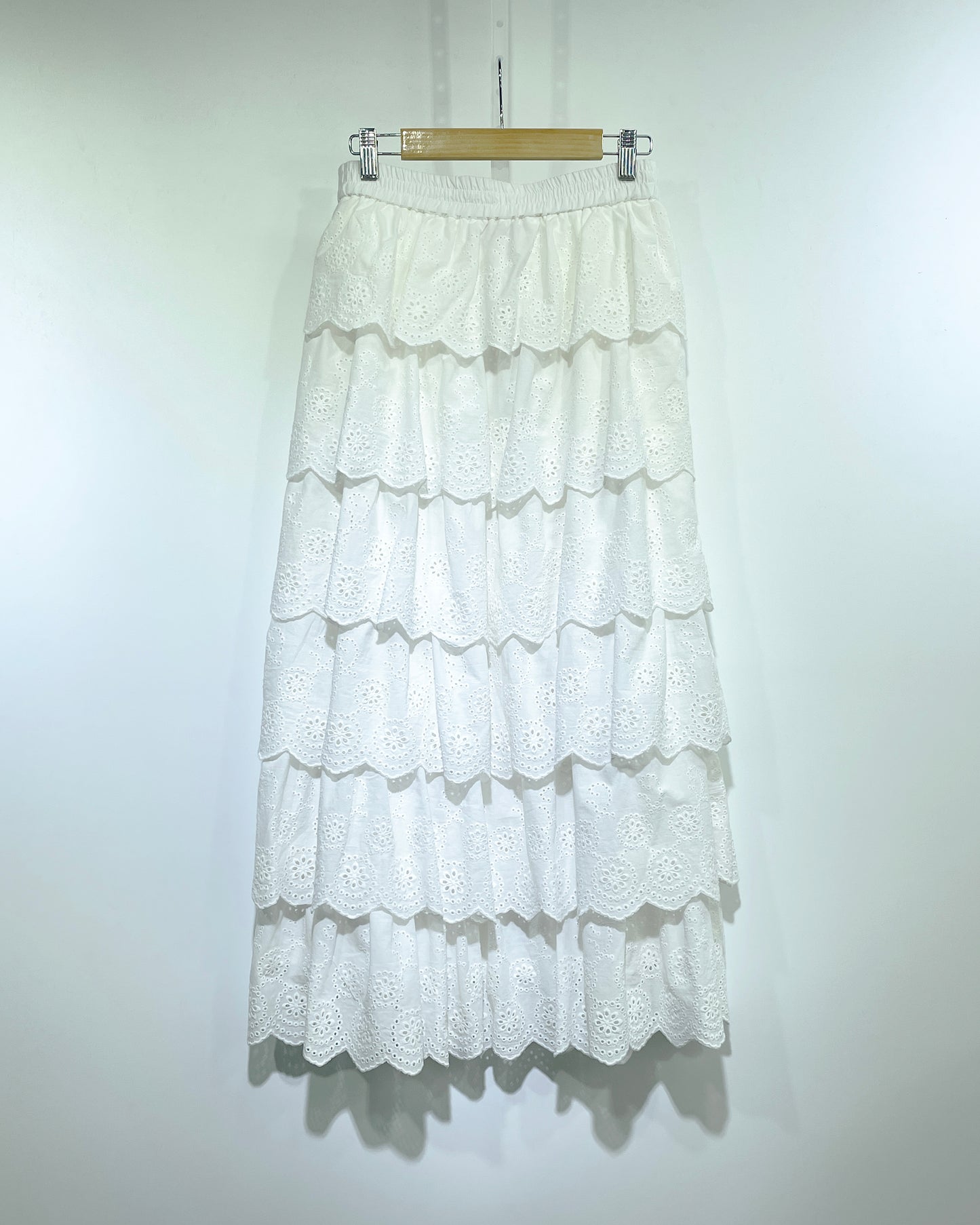 Layered lace skirt